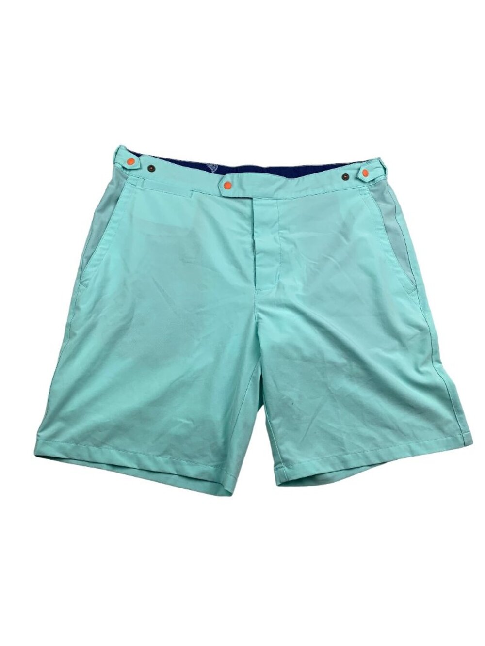 B.Draddy Men's Mesh Lined Swim Trunks Board Shorts Teal Blue • Medium